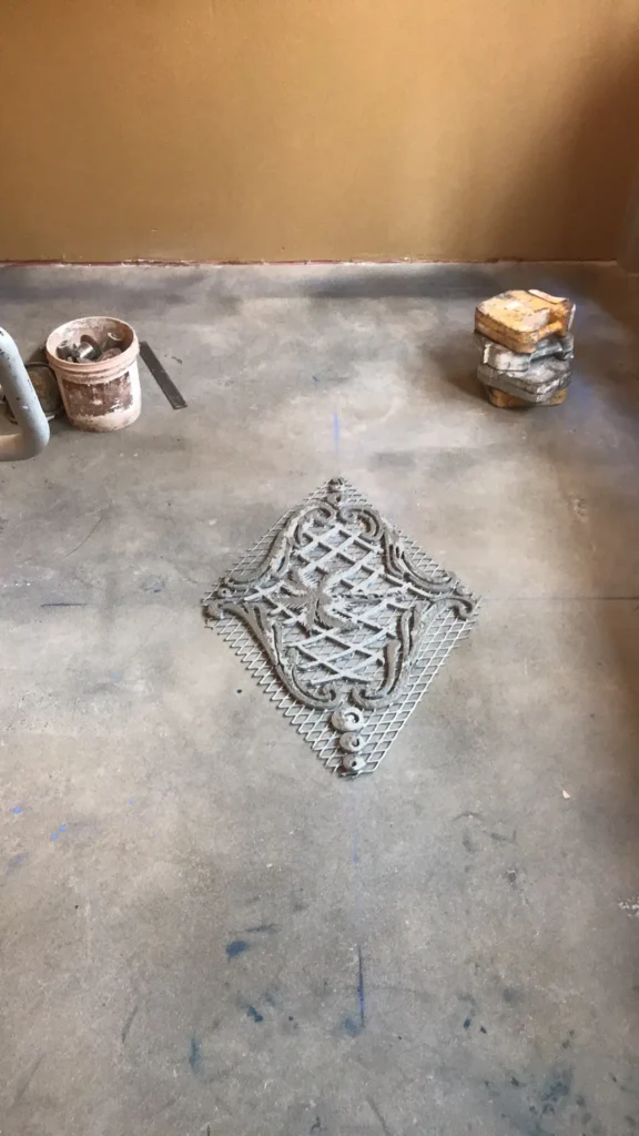 Galerie de Galatoire's Terrazzo Floor Progress 01
