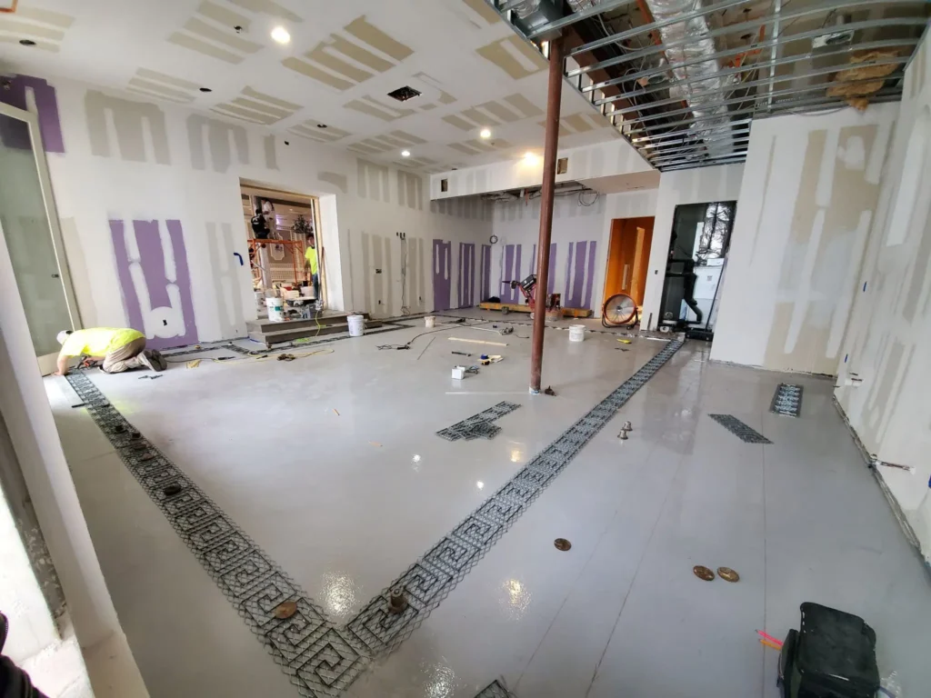 Galerie de Galatoire's Terrazzo Floor Progress 05