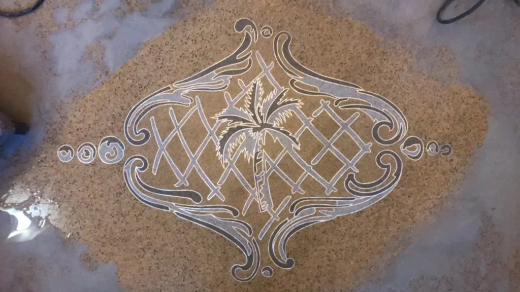 Galerie de Galatoire's Terrazzo Floor Progress 07