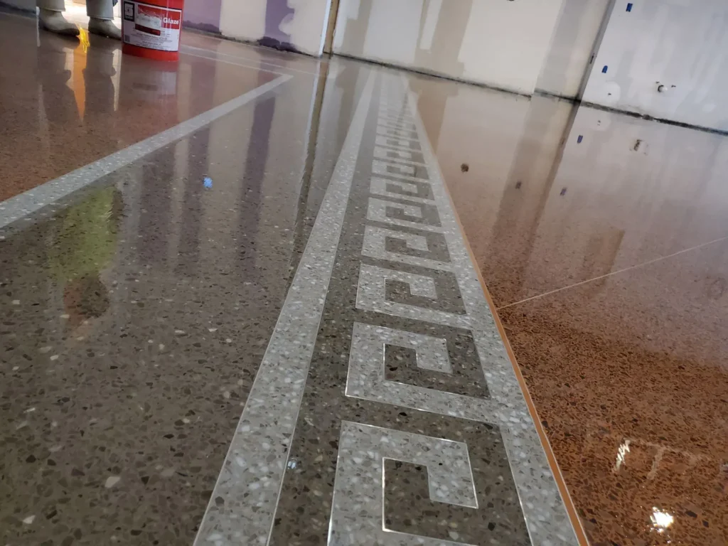 Galerie de Galatoire's Terrazzo Floor Progress 11